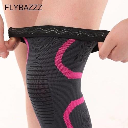 FLYBAZZZ Breathable Warmth Kneepad Outdoor Cycling Sports Safety Knee Pads Training High Elastic Knee Support Knee Protect 1pcs