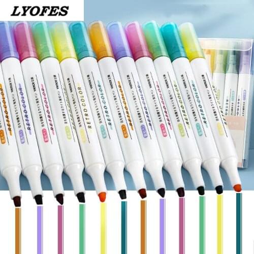 6pcs/set Cute Morandi Gel Pens Korean Stationery Creative Simple Kawaii Quick Drying Cap Neutral Pen Journal School Supplies