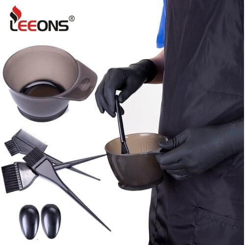 Alileader Pro Hair Dye Brush And Bowl Set Hair Dye Mixing Bowl Hair Color Dye Kit Tint Coloring Dye Bowl Comb Brush Home Salon
