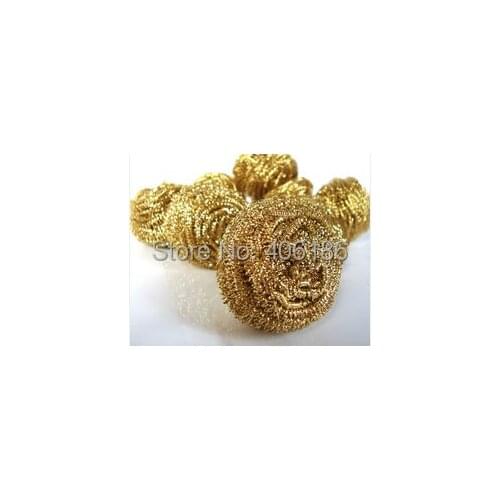 Non sparking brass wire cleaning ball, cleaning tool,for industrial cleaning use