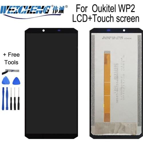 For Oukitel WP2 LCD Display Touch Screen Digitizer Assembly For Oukitel WP2 Phone Parts Screen LCD Display