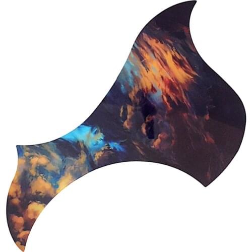 Acoustic Guitar Pickguard Droplets Or Bird Self-adhesive Pick Guard PVC Protects Your Guitar Surface
