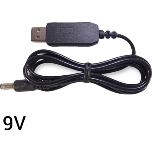 USB Power Boost Line DC 5V To DC 5V / 9V / 12V Step UP Module USB Converter Adapter Cable 2.1x5.5mm Plug