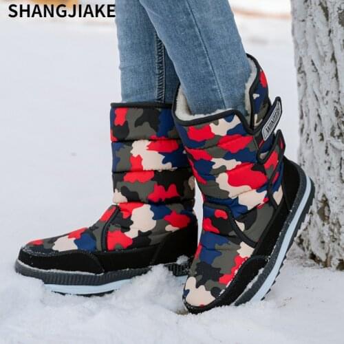 Plus Size Warm Snow Boots, Ladies Snow Boots, Mens High-top Snow Boots, Ladies Couple Boots, Mens Cotton Shoes