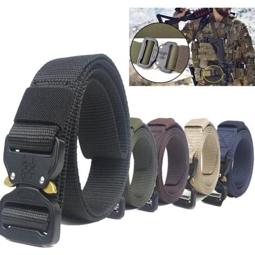 Tactical Belt Waistband Heavy Duty Waist Belt Nylon Military Army Combat Waist support Belt Training Hunting Gear