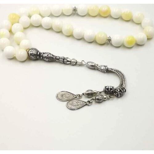 Tesbih Latest Models Natura Golden shell Tasbih pulseira special gift prayer beads 33 66 99beads tespih islam jewelry bracelet