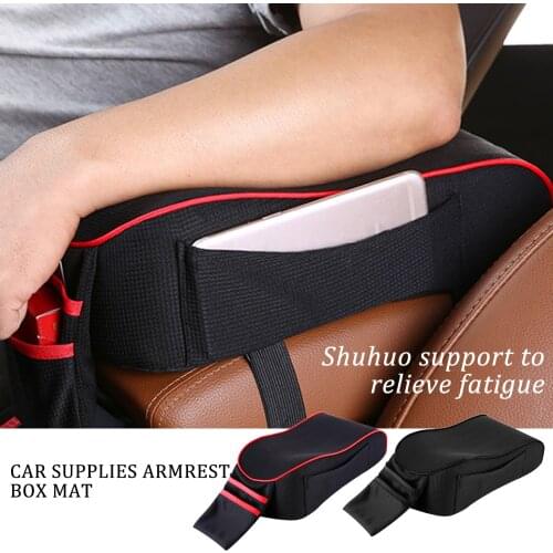 1PC Universal Car Armrest Cushion Memory Foam Car Armrest Pad Auto Center Console Armrest Pillow Fit Car Accessories