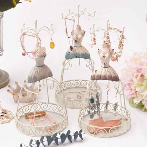 1pcs Clothes rack display rack Vintage jewelry rack ring /necklace frame Earring Display Rack jewelry Bracelet Chain Holder