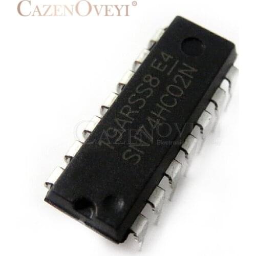 10pcs/lot SN74HC02N SN74HC02 74HC02N 74HC02 DIP-14 new original In Stock