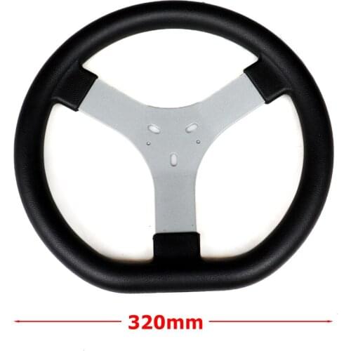 320mm Steering System Competitive karting Steering Wheel For UTV Motorcycle Accessories of Go kart 150cc