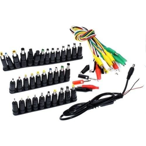 49 1pair Universal Laptop AC DC Jack Power Supply Adapter Connector Plug for HP IBM Dell Apple Lenovo Acer Toshiba Notebook