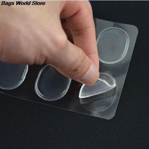 6pcs/Sheet Shoes Gel Silicone Round Stickers Women Ladies Girls Silicone Gel Shoe Insole Inserts Pad Cushion Heel Grips Liner