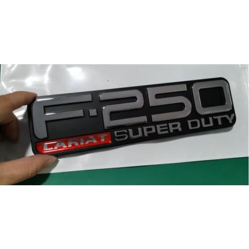 ABS Plastic F250 F-250 Lariat F250lariat F-250lariat Super Duty Car Sticker Decal Emblem Badge Embleme Emblema