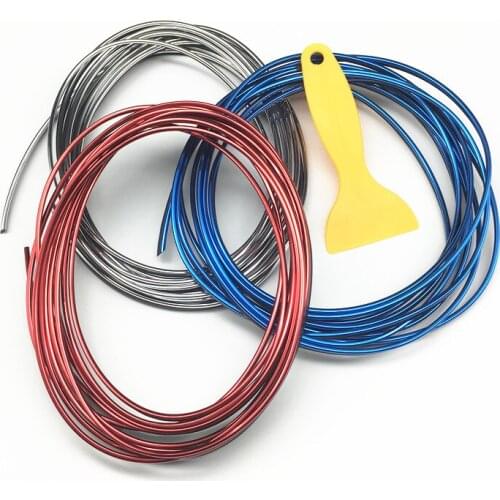 Car Grille Interior Exterior Mouldings Trim Decorative Strip Line For Ford Focus 2 3 4 Mondeo Fusion Kuga Ecosport Fiesta EDGE