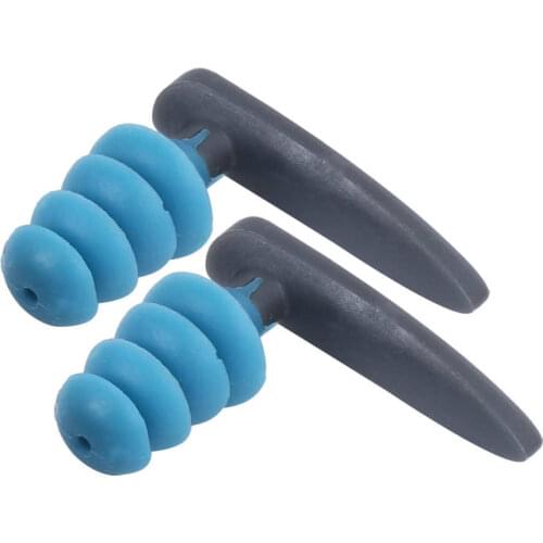 2pcs Swimming Earplug Diving Elastic Soft Waterproof Earplug Professional Swimming Equipment Supplies