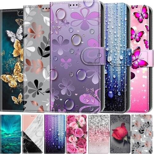 Card Holder Stand Book Cover For Samsung Galaxy A01 A02 A12 A32 A42 A52 A72 A21S A31 A41 A51 A71 4G Wallet Flip Phone Case Etui