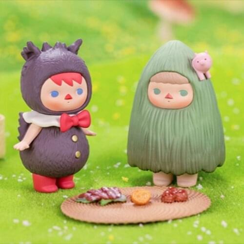 Blind Box Toys Original Pop Mart Pucky Three Little Pigs Series Model Confirm Style Cute Anime Figure Gift Surprise Box