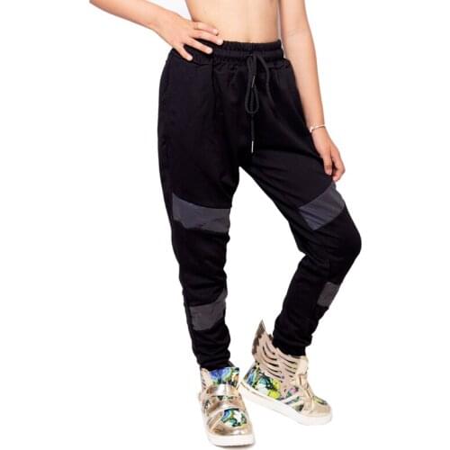 Kids 2021 Sweatpants Unisex Cotton Personality Pockets Spring Autumn Elastic Waist Trousers Harem Reflective Joggers Boy Pants