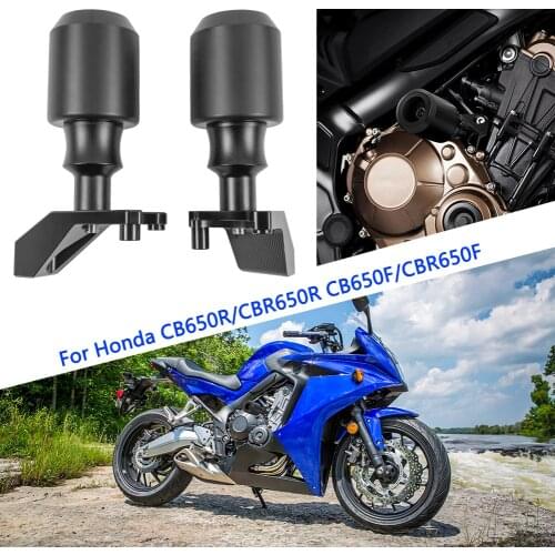 For Honda CBR650R CB650R 2019 2020 2021 CB650F CBR650F CB CBR 650R Frame Slider Crash Pad Fairing Guard Falling Protection Black