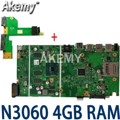 ERILLES For ASUS VivoBook Max X541NA-PD1003Y laptop motherboard X541NA mainboard X541N motherboard test 100% OK N3060U 4GB RAM
