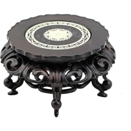 Wholesale red jade carvings odd vase bonsai round teapot ornaments crafts boutique Begonia several base