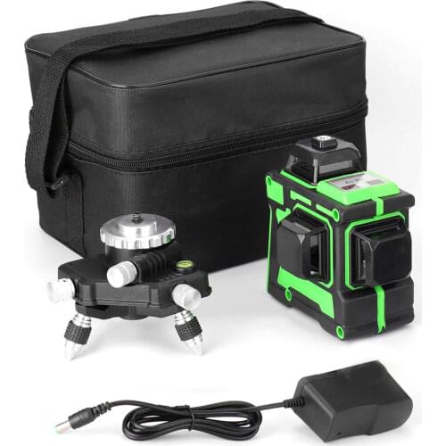Multifunctional Laser Level 12 Lines 3D Self-Leveling 360 Horizontal And Vertical Cross Super Powerful Green Laser Beam Line