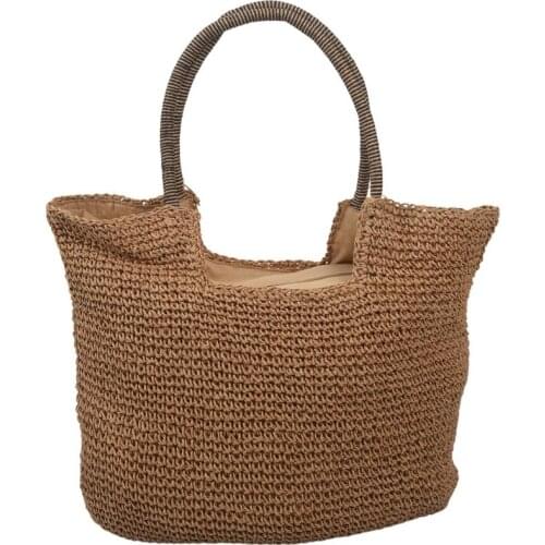Fashion Summer Round Straw Bag Beach Rattan Women Handbag Totes Ladies Knitted Messenger Beach Bags Female Bag Shopper Purse
