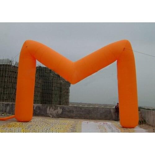 Customized 5.5 m Tall Inflatable Letters "M" Inflatable M-shape Arch for United States