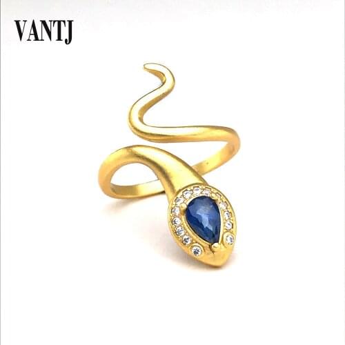 Genuine natural sapphire rings sterling 925 silver emerald pear cut 4*6mm 0.52ct snake ring jewelry for women lady party gift