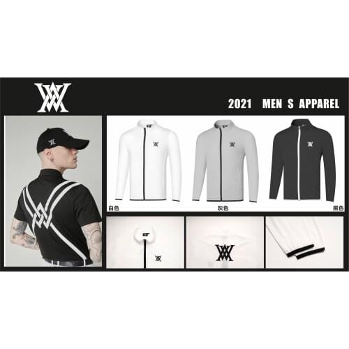 Autumn golf wear mens long-sleeved golf jacket casual warm breathable clothing long-sleeved jacket outdoor single-layer thin