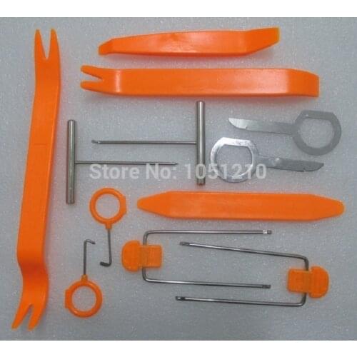 Ouchuangbo Set of 12 pcs Car radio Dashboard Panel DVD player Removal and Installation tools