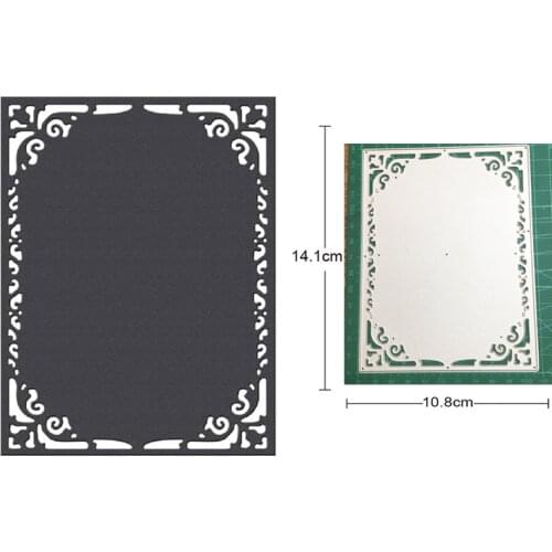 Craft dies metal cutting dies cuts die lace background frame Scrapbooking dies craft paper knife mould blade punch stencils dies