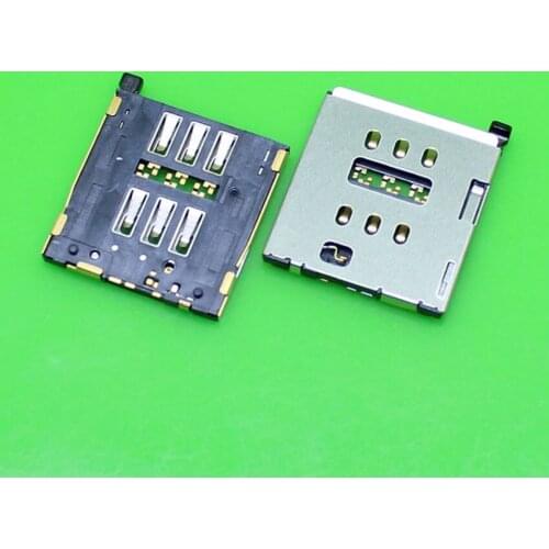 ChengHaoRan 1piece New SIM card holder slot tray socket connector replacement for iphone 6S 6S Plus.KA-268