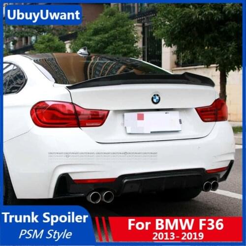 PSM Style Rear Trunk Spoiler For BMW F36 2013-2019 GRAND COUPE 4-DR 420i 425i 428i Lip Spoiler Car Tail Wing Decoration For Cars