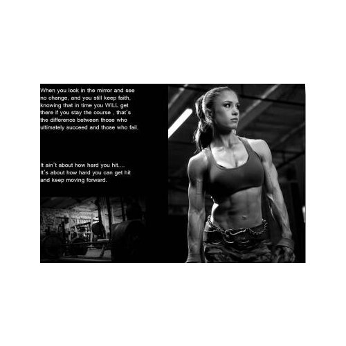 Lot style Choose Bodybuilding Motivational Art print Silk poster Home Wall Decor