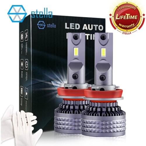 Stella h4 led headlights h7 led canbus Lamps h11 led fog light h1 9005 9006 led Headlamps for car Bulbs 20000LM 90w auto light