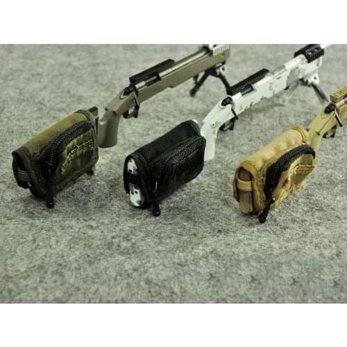 1/6 Adjustable Non-slip Butt Stock Rifle Cheek Rest Cloth Pad for 12 inch Action Figrue Toy Body Accessory Kid Birthday Gift