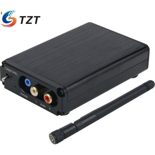 TZT CSR8675 Bluetooth Audio Decoder Wireless Receiver PCM5102A BT5.0 APTX HD Finished Decoder w/ Housing