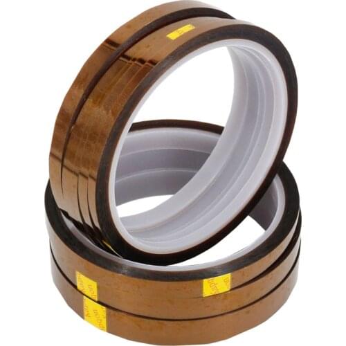 33M 3mm-12mm Polyimide High Temperature Adhesive Tape Thermal Insulation Adhesive Insulating Adhesive Tape for 3D printing