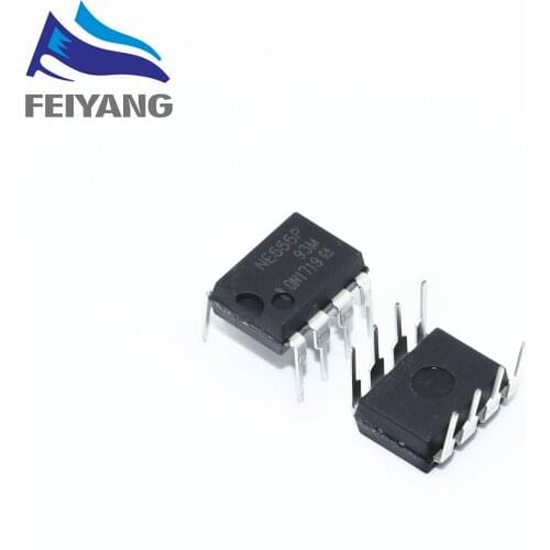 100PCS/LOT New NE555 NE555P NE555N 555 Timers DIP-8