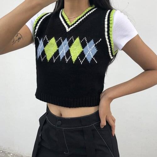 2020 Sweaters 7 Colors Womens Cardigan Sexy Knitted Sweaters Sleeveless V-neck Off-the-shoulder Short Waistcoat