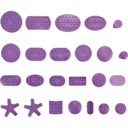 24pcs Auto Body Suction Cup Mixed Pulling Drawing Gasket Tool of Car Paintless Dent Repairing Tools of Auto