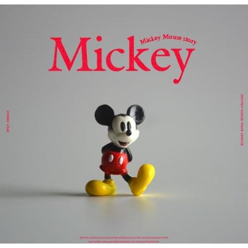 24PCS 3cm High quality small size Disney Mickey Mouse Doll ornaments