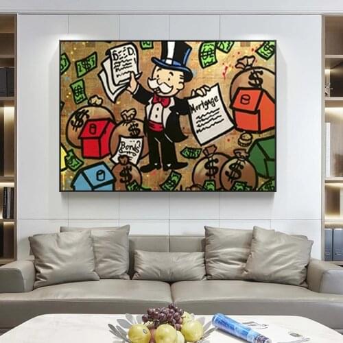 Alec Monopolys Dom Perignon HD Wall Art Canvas Poster Print Canvas Painting Living Room Home Decoration Decorative Painting