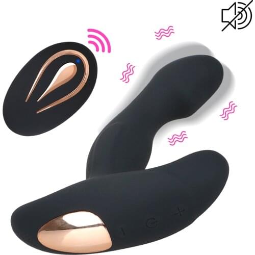 Anal Plugs Prostate Stimulator Vibrator USB Recharge Dildo Silicone Wireless Vibrator Male Prostata Massager