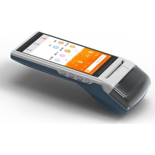 Wireless 3G Mobile Handheld Smart POS Terminal with Built in Printer for Retail Shop