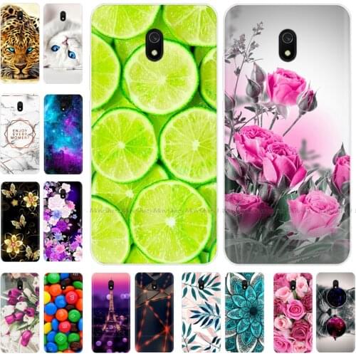 Redmi 8A Case For Xiaomi Redmi 8A Case Floral Cartoon TPU Funda Coque Back Cover For Xiaomi Redmi 8A 8 A Phone Case Silicone 6.2