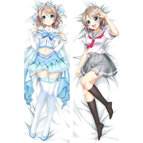 December 2016 update love live! sunshine!! anime Characters sexy girl You Watanabe pillow cover Chika Takami body Pillowcase