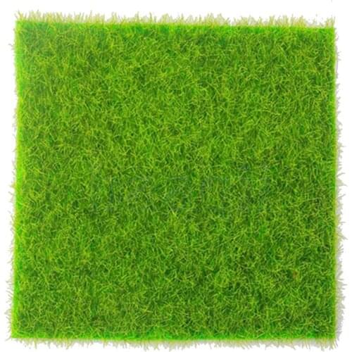 Artificial Grass Fake Lawn Grass Miniature Dollhouse Decor Home Garden Ornament Wall Floor Wedding Decoration