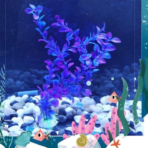 Vived Artificial Fish Tank Water Grass Plant Aquarium Supplies Landscape Decorations Fish Tank Supplies Accessories Decor